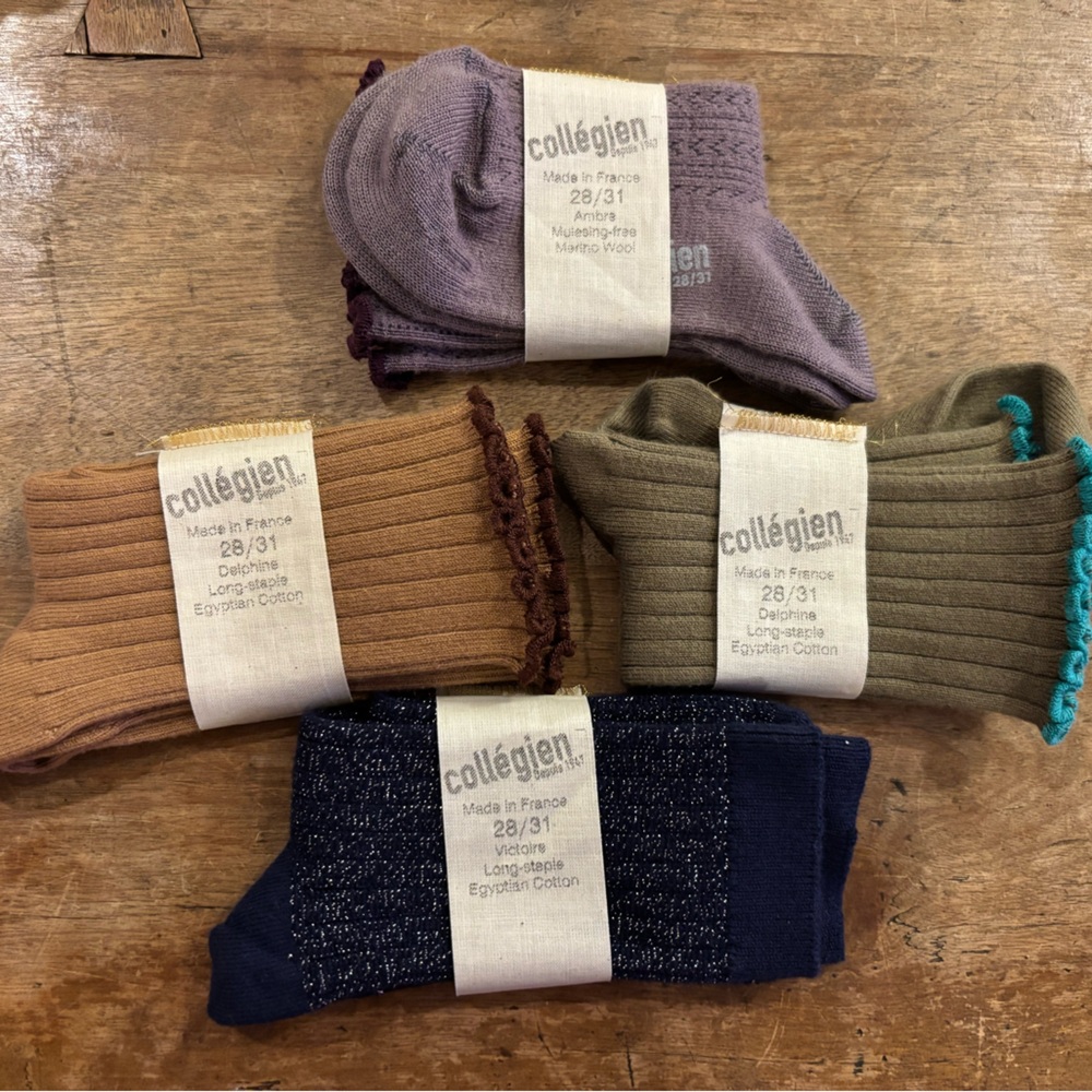 Bundle Collegien girls’ socks 28/31 EU